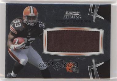 2012 Bowman Sterling - Jumbo Rookie Relic #BSJRR-TR - Trent Richardson