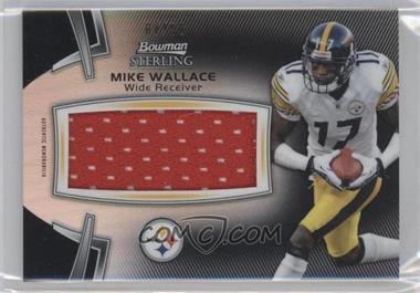 2012 Bowman Sterling - Jumbo Veteran Relic - Black Refractor #BSJVR-MW - Mike Wallace /50