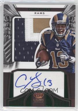 2012 Crown Royale - [Base] - Green #258 - Chris Givens /49