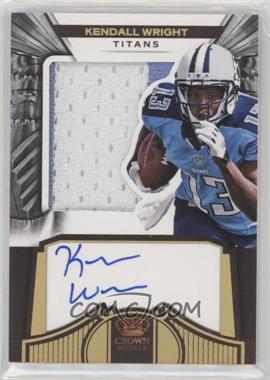 2012 Crown Royale - [Base] - Holo Gold #268 - Kendall Wright /99