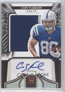 2012 Crown Royale - [Base] - Holo Silver #259 - Coby Fleener /149