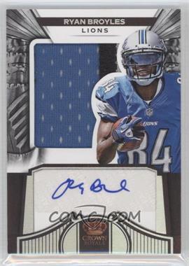 2012 Crown Royale - [Base] - Holo Silver #281 - Ryan Broyles /149