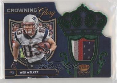 2012 Crown Royale - Crowning Glory Materials - Green Prime #26 - Wes Welker /49