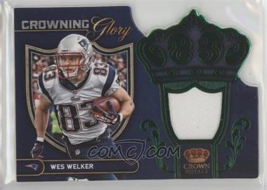 2012 Crown Royale - Crowning Glory Materials - Green Prime #26 - Wes Welker /49