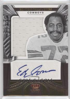 2012 Crown Royale - Legendary Silhouette Materials Signatures #14 - Ed "Too Tall" Jones /38