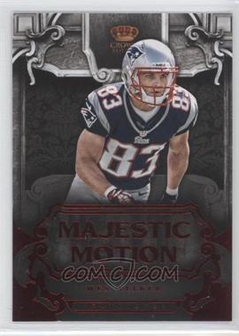 2012 Crown Royale - Majestic Motion - Red #10 - Wes Welker /100