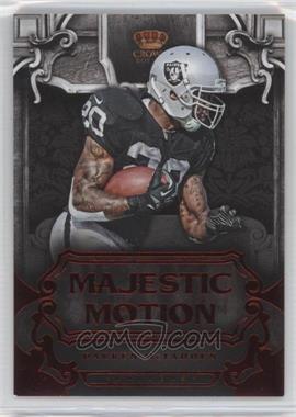 2012 Crown Royale - Majestic Motion - Red #14 - Darren McFadden /100