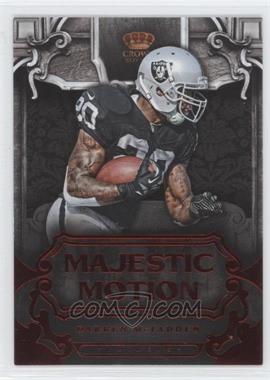 2012 Crown Royale - Majestic Motion - Red #14 - Darren McFadden /100