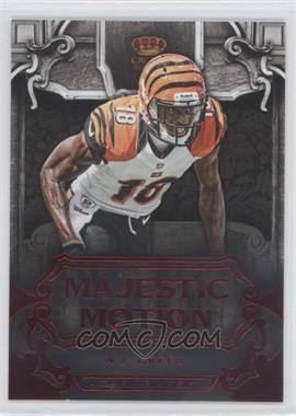 2012 Crown Royale - Majestic Motion - Red #2 - A.J. Green /100