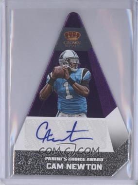 2012 Crown Royale - Panini's Choice Signatures - Purple #20 - Cam Newton /10