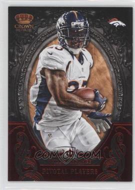 2012 Crown Royale - Pivotal Players - Red #10 - Willis McGahee /100