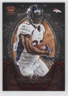 2012 Crown Royale - Pivotal Players - Red #10 - Willis McGahee /100