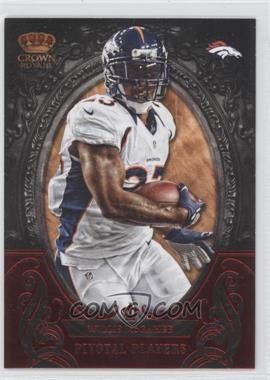 2012 Crown Royale - Pivotal Players - Red #10 - Willis McGahee /100