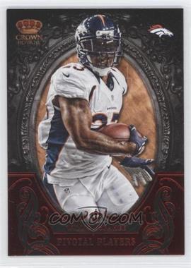 2012 Crown Royale - Pivotal Players - Red #10 - Willis McGahee /100