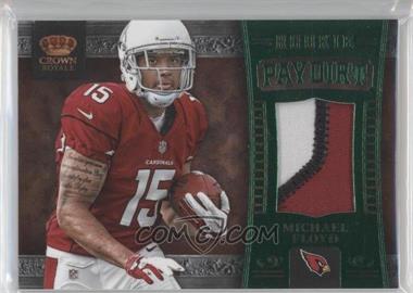 2012 Crown Royale - Rookie Paydirt Materials - Green Prime #22 - Michael Floyd /49