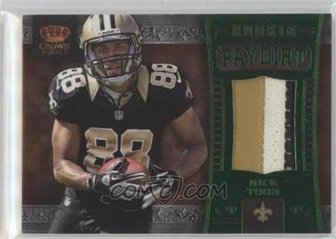 2012 Crown Royale - Rookie Paydirt Materials - Green Prime #25 - Nick Toon /49