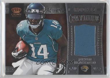 2012 Crown Royale - Rookie Paydirt Materials #17 - Justin Blackmon /149