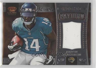 2012 Crown Royale - Rookie Paydirt Materials #17 - Justin Blackmon /149