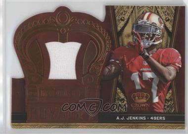 2012 Crown Royale - Rookie Royalty Materials - Retail #1 - A.J. Jenkins