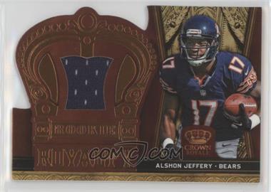 2012 Crown Royale - Rookie Royalty Materials - Retail #2 - Alshon Jeffery