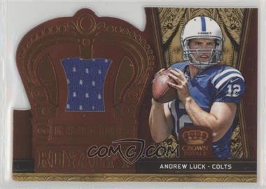 2012 Crown Royale - Rookie Royalty Materials - Retail #3 - Andrew Luck