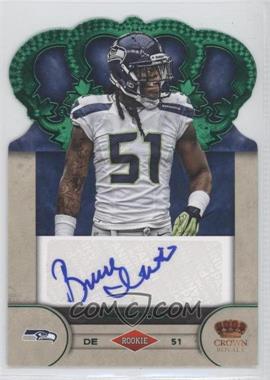 2012 Crown Royale - Rookie Signatures - Green #10 - Bruce Irvin /49