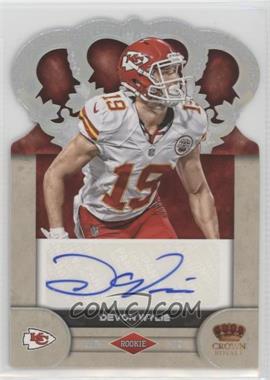 2012 Crown Royale - Rookie Signatures - Holo Silver #30 - Devon Wylie /25
