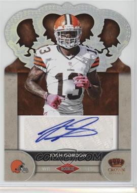 2012 Crown Royale - Rookie Signatures - Holo Silver #95 - Josh Gordon /149