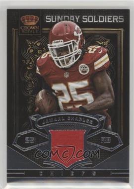 2012 Crown Royale - Sunday Soldiers Materials #12 - Jamaal Charles /99