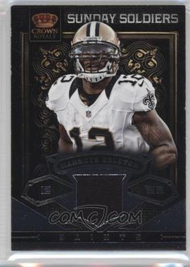 2012 Crown Royale - Sunday Soldiers Materials #19 - Marques Colston /99