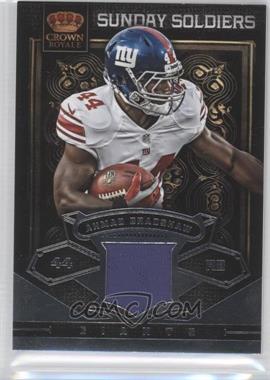 2012 Crown Royale - Sunday Soldiers Materials #22 - Ahmad Bradshaw /99