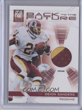 2012 Elite - Back to the Future Materials - Prime #17 - Deion Sanders /99