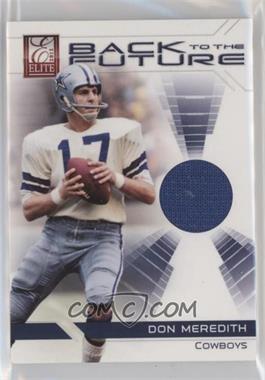 2012 Elite - Back to the Future Materials #15 - Don Meredith /199
