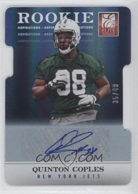 2012 Elite - [Base] - Aspirations Die-Cut Signatures #108 - Quinton Coples /49