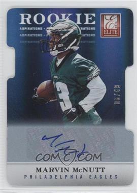 2012 Elite - [Base] - Aspirations Die-Cut Signatures #182 - Marvin McNutt /49