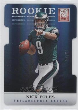 2012 Elite - [Base] - Aspirations Die-Cut #162 - Nick Foles /92