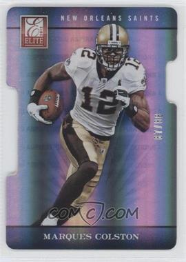 2012 Elite - [Base] - Aspirations Die-Cut #64 - Marques Colston /88