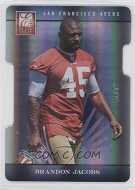 2012 Elite - [Base] - Aspirations Die-Cut #66 - Brandon Jacobs /73