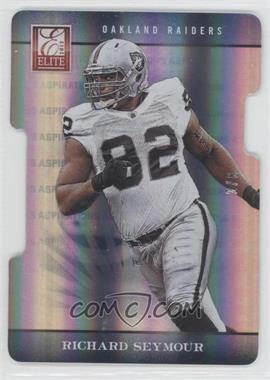 2012 Elite - [Base] - Aspirations Die-Cut #72 - Richard Seymour /8