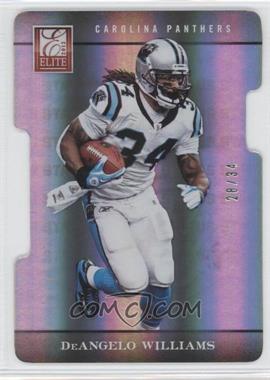 2012 Elite - [Base] - Status Die-Cut #16 - DeAngelo Williams /34