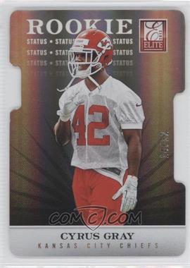 2012 Elite - [Base] - Status Die-Cut #160 - Cyrus Gray /32