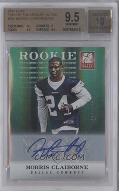 2012 Elite - [Base] - Turn of the Century Rookie Signatures #104 - Morris Claiborne /199 [BGS 9.5 GEM MINT]