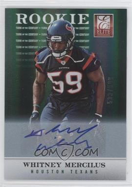 2012 Elite - [Base] - Turn of the Century Rookie Signatures #125 - Whitney Mercilus /599