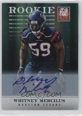 2012 Elite - [Base] - Turn of the Century Rookie Signatures #125 - Whitney Mercilus /599