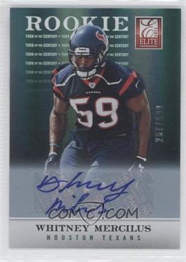 2012 Elite - [Base] - Turn of the Century Rookie Signatures #125 - Whitney Mercilus /599