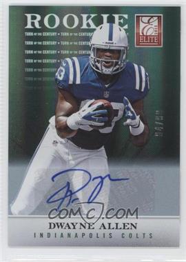 2012 Elite - [Base] - Turn of the Century Rookie Signatures #131 - Dwayne Allen /99