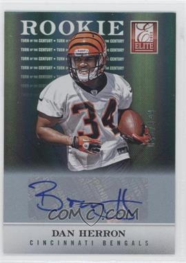 2012 Elite - [Base] - Turn of the Century Rookie Signatures #178 - Dan Herron /399