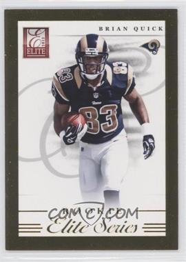 2012 Elite - Elite Series Rookies - Gold #12 - Brian Quick /149