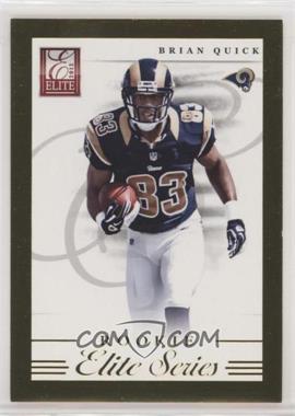 2012 Elite - Elite Series Rookies - Gold #12 - Brian Quick /149