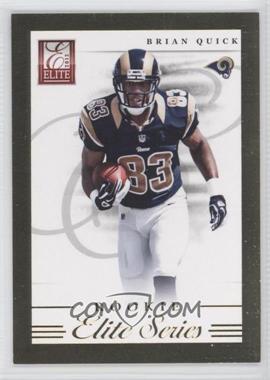 2012 Elite - Elite Series Rookies - Gold #12 - Brian Quick /149